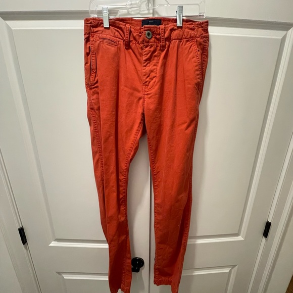 American Eagle Red Khaki Pants 3x34 